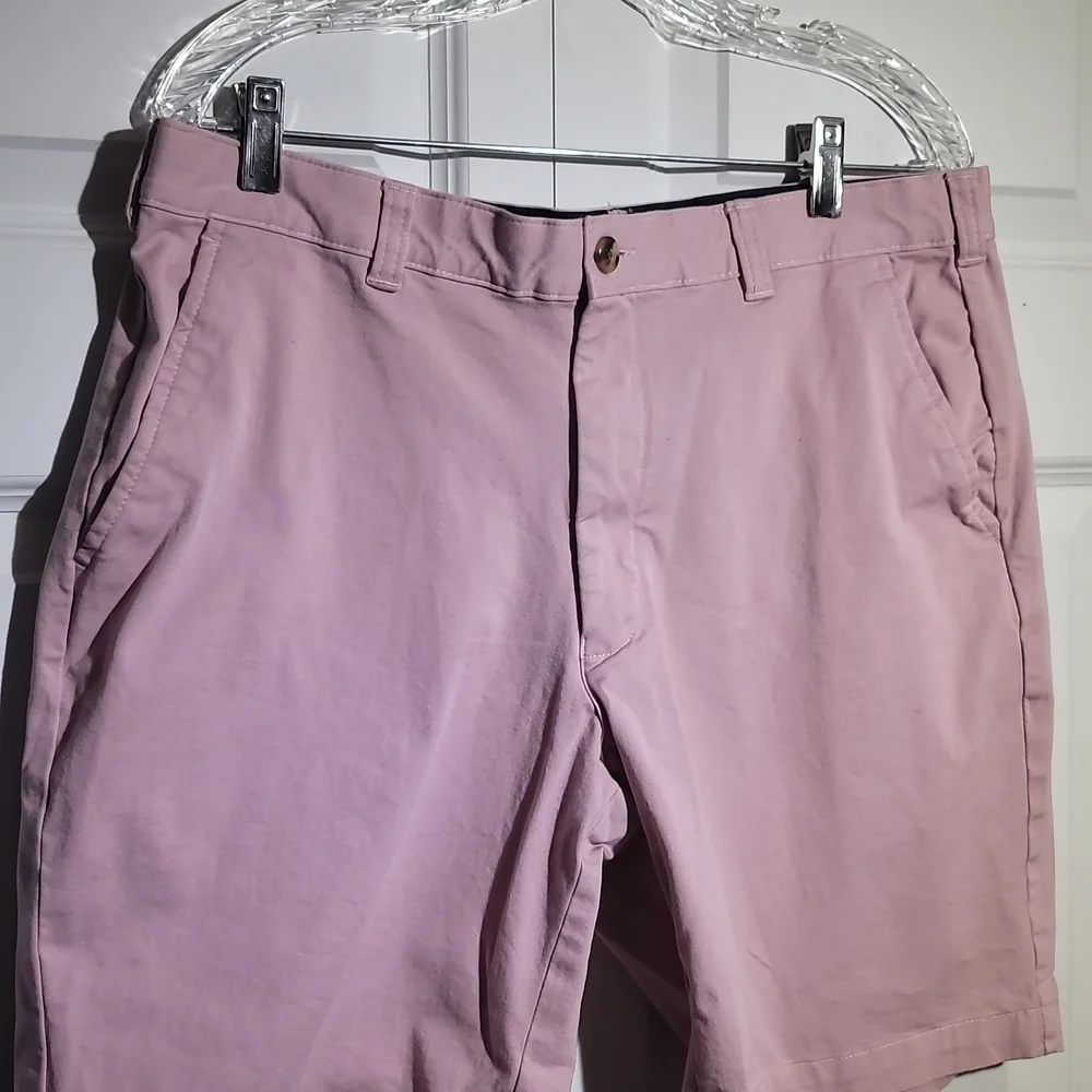 𝅺CLUB ROOM Chalky Rose Pink Stretch Chino Shorts